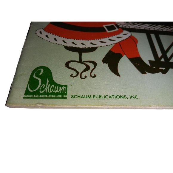 VTG Schaum Christmas at the Keyboard Piano or Organ Sheet Music Book 1962 - Picture 2 of 10